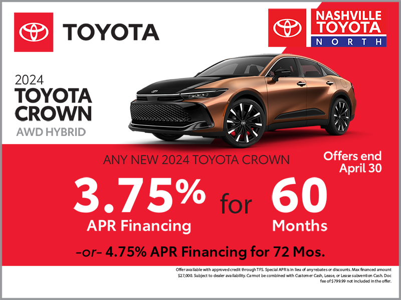 Nashville Toyota North April Offers on Toyota Crown