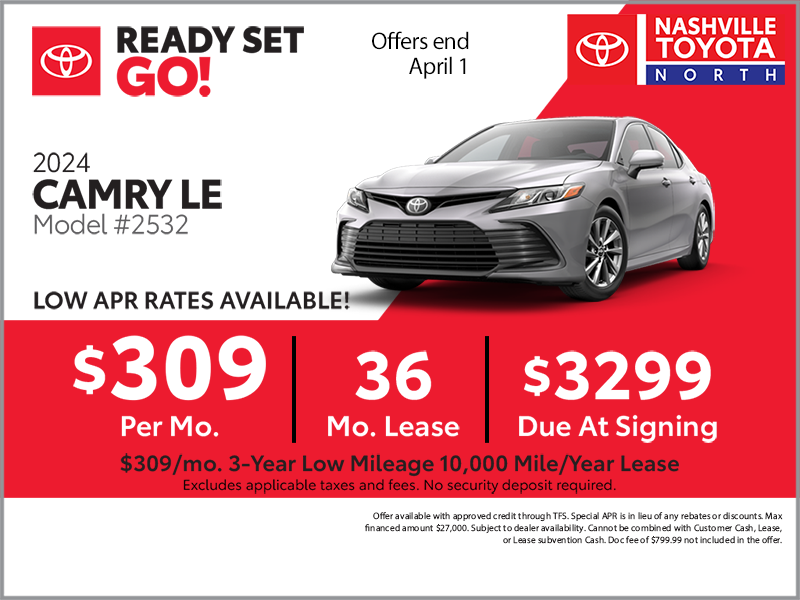 Nashville Toyota North March Offers