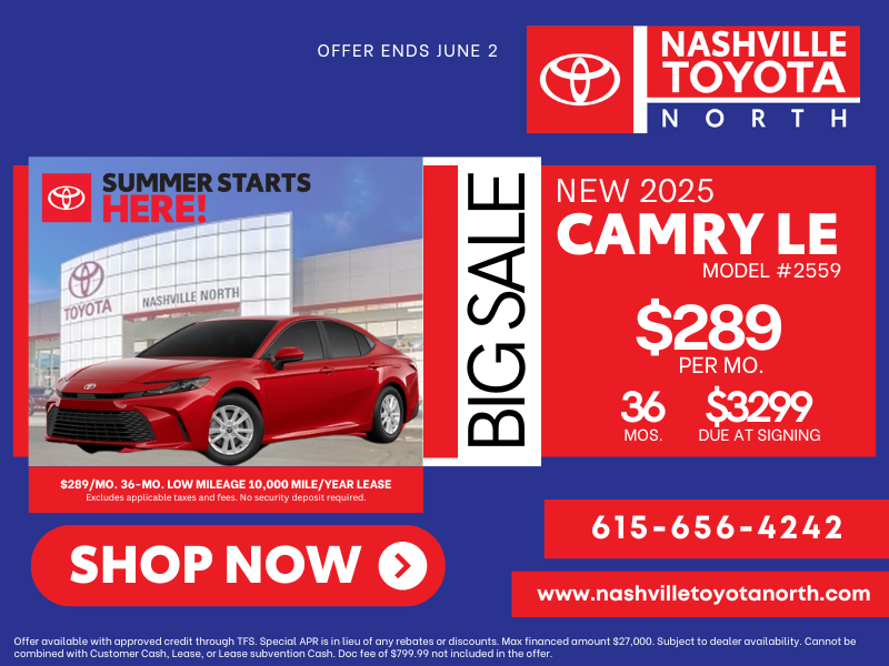 Toyota Car Dealer in Nashville | Toyota Service in Nashville