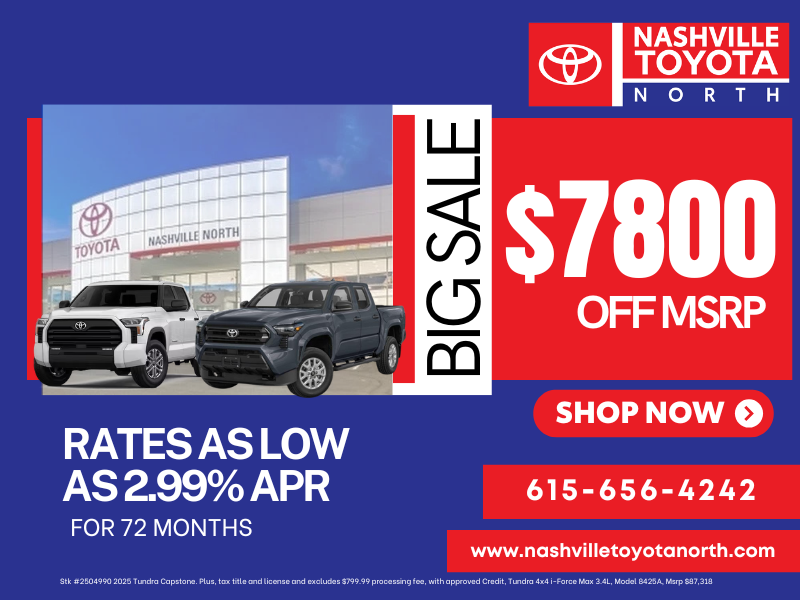 Toyota Car Dealer in Nashville | Toyota Service in Nashville