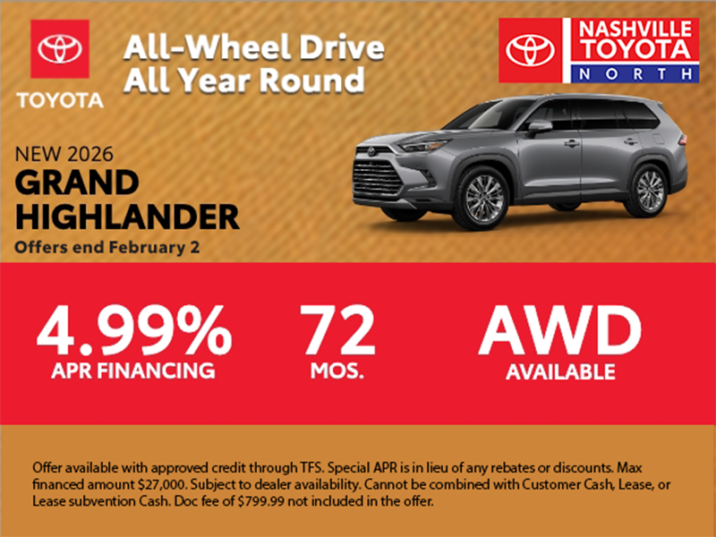 Nashville Toyota North Offers