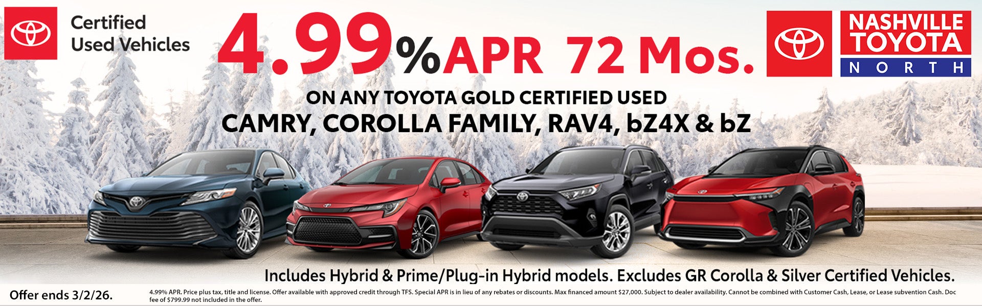 Nashville Toyota North Offers