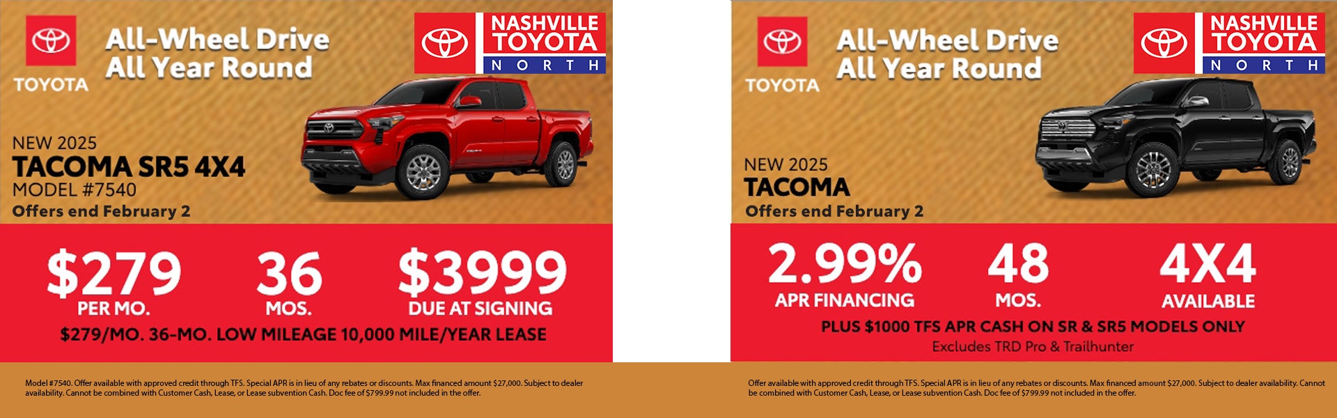 Nashville Toyota North Offers
