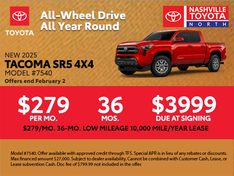 Nashville Toyota North Offers