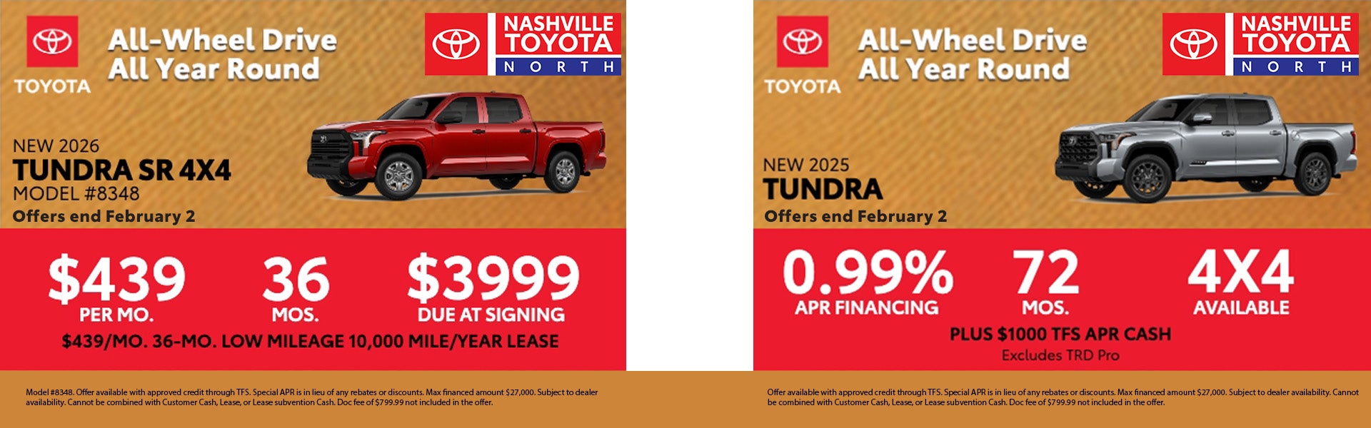 Nashville Toyota North Offers