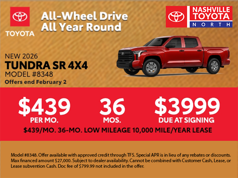 Nashville Toyota North Offers