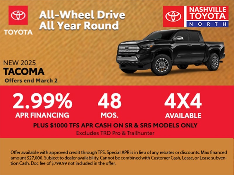 Nashville Toyota North March Offer