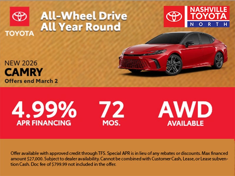 Nashville Toyota North March Offer