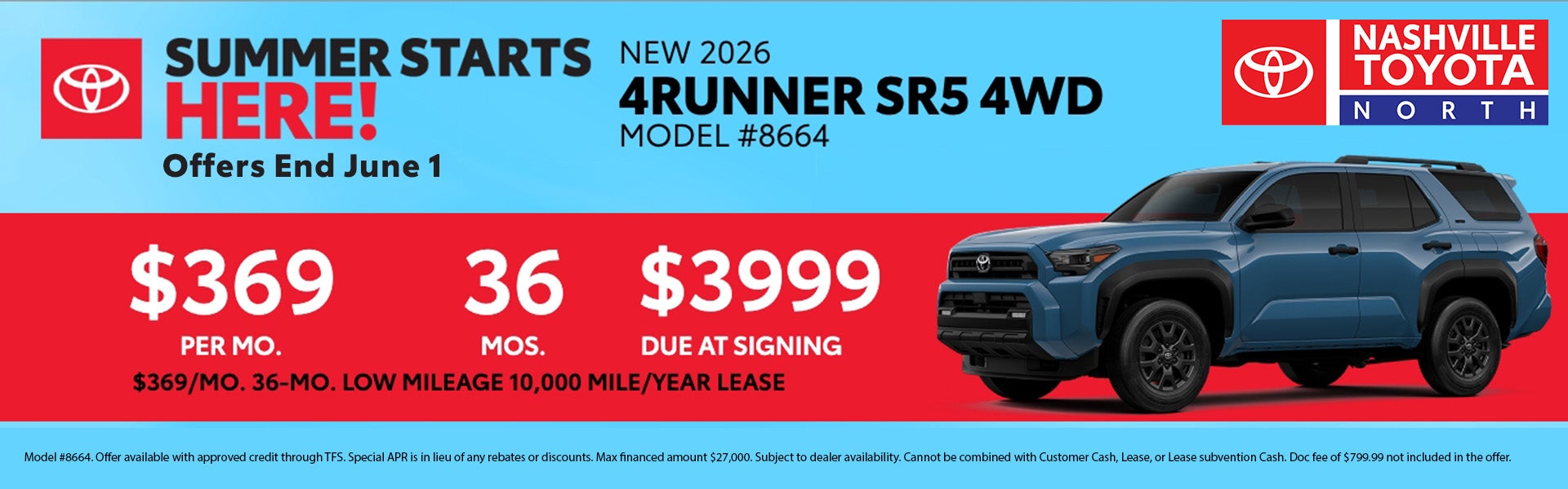 Nashville Toyota North May 2026 Offers