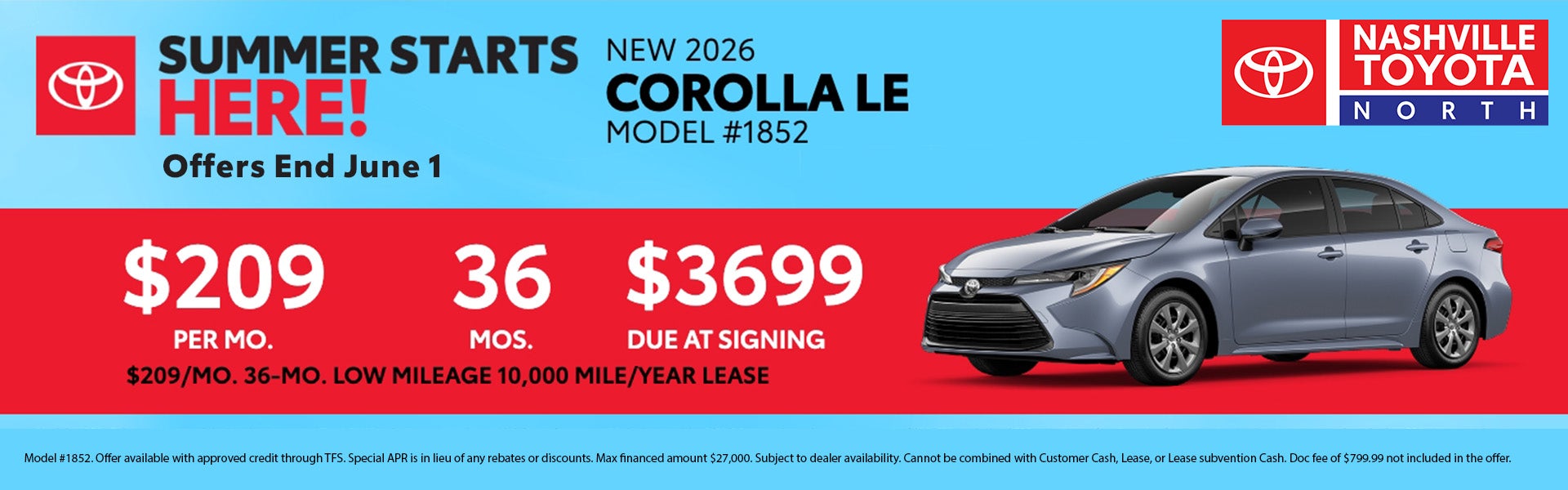 Nashville Toyota North May 2026 Offers