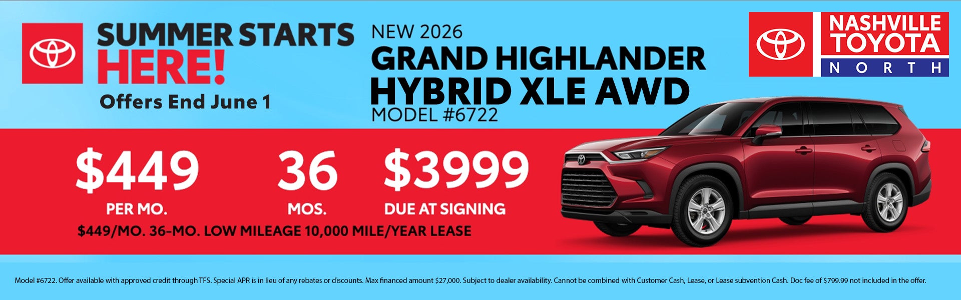 Nashville Toyota North May 2026 Offers
