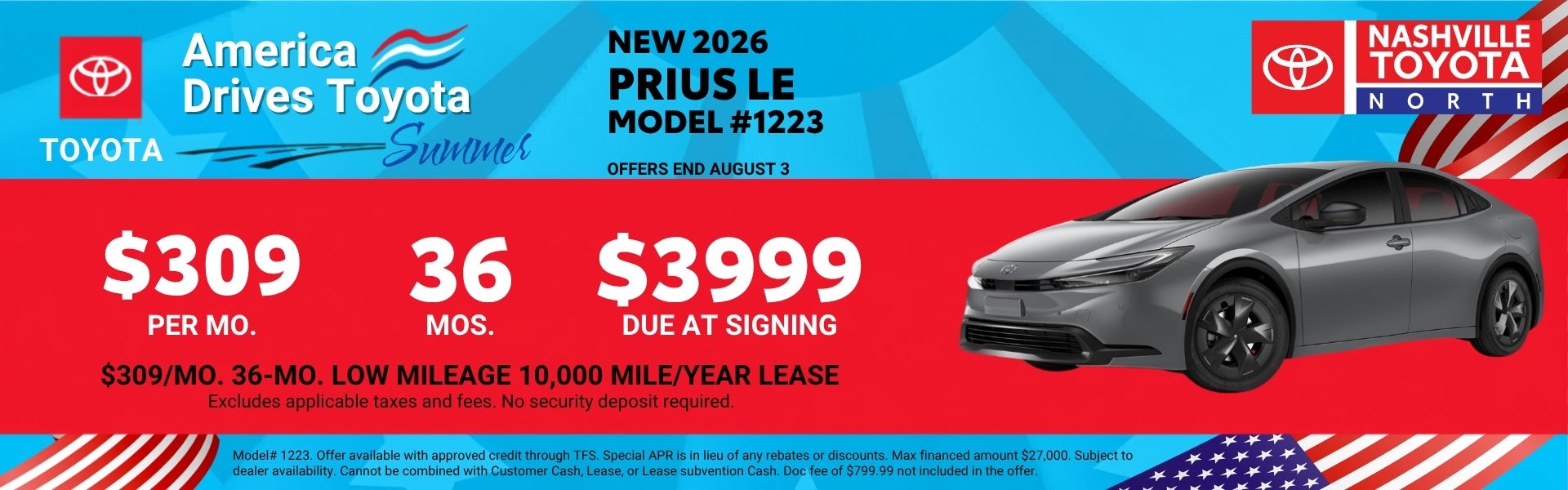 July Offers at Nashville Toyota North