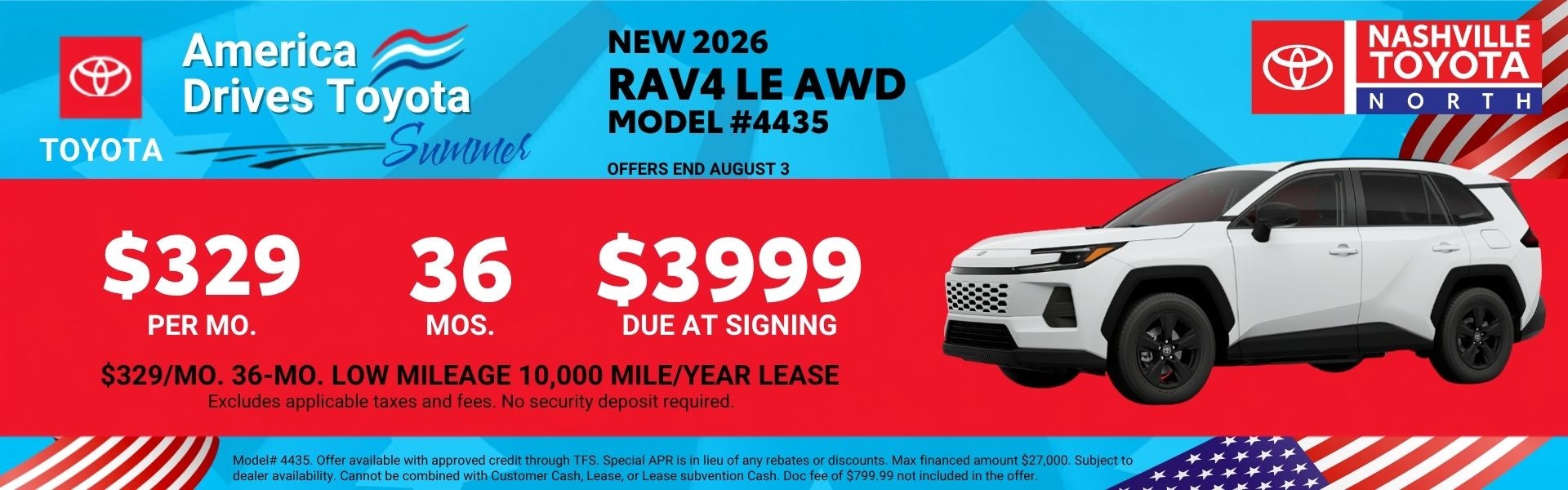 July Offers at Nashville Toyota North