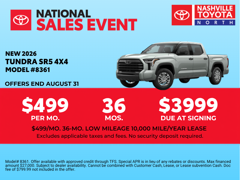 Nashville Toyota North Offers