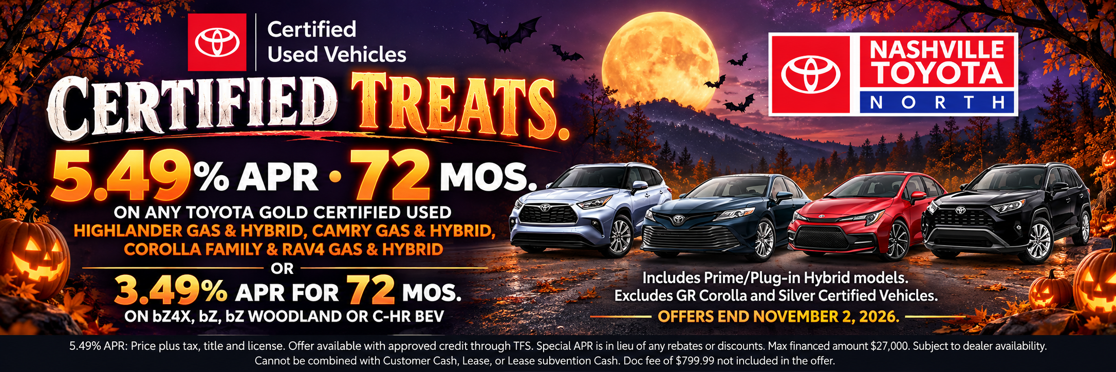 Nashville Toyota North Pre-Owned Offers