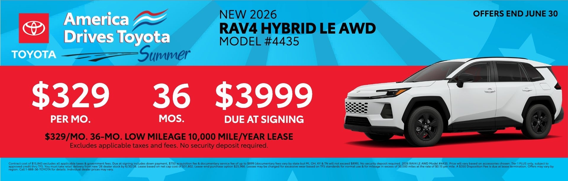 2026 RAV4 Hybrid LE AWD