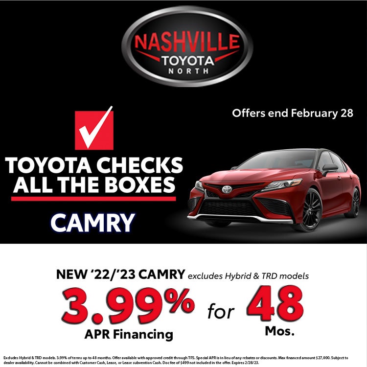 Nashville Toyota North Toyota Dealership in Nashville, TN
